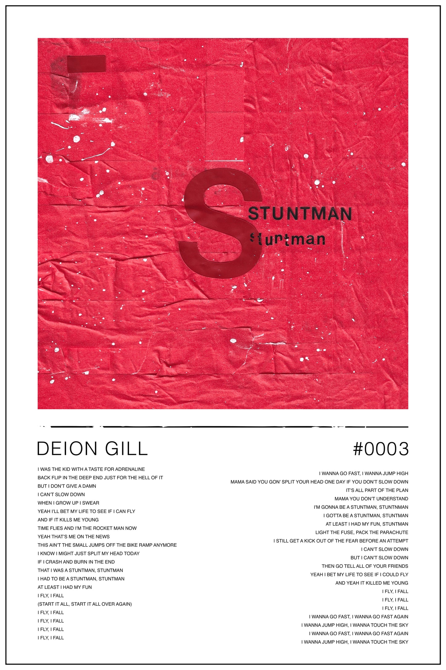 STUNTMAN PRINT